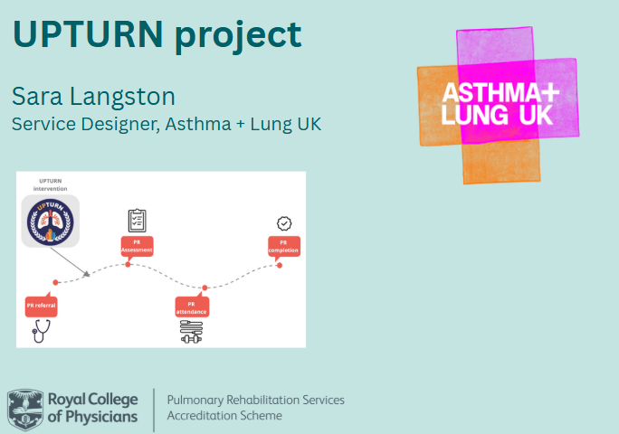 Card with text: UPTURN project